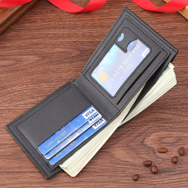 Soft Leather Wallet – Slim Horizontal Bifold Credit Card & ID Holder