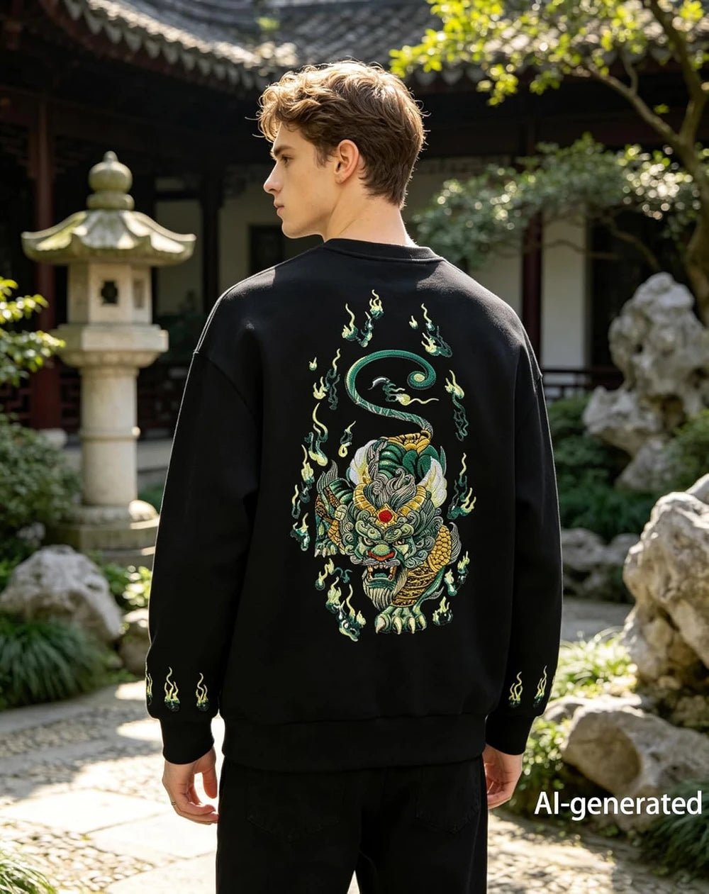 Emerald Kirin | Streetwear Pullover