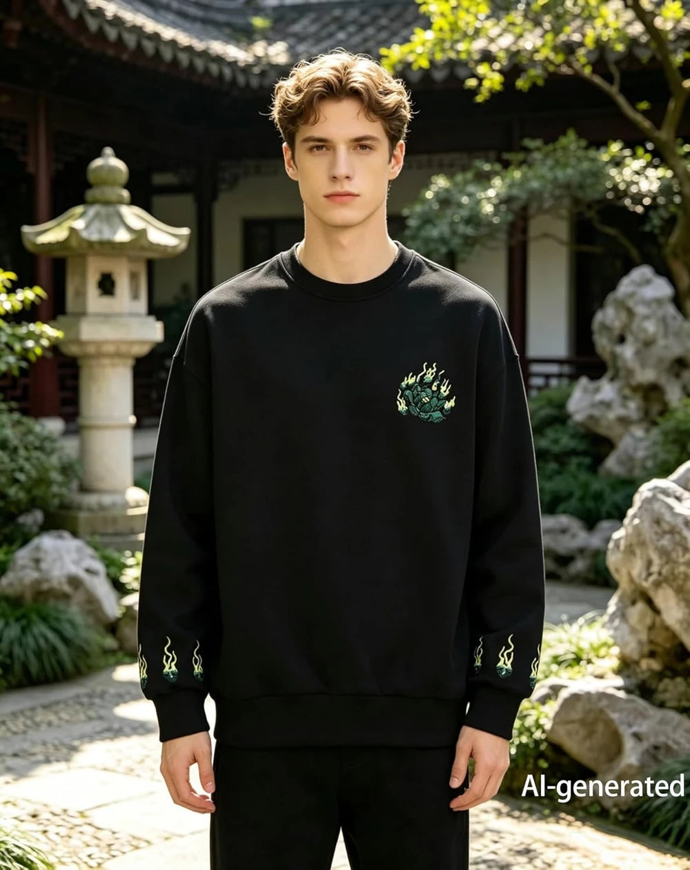 Emerald Kirin | Streetwear Pullover