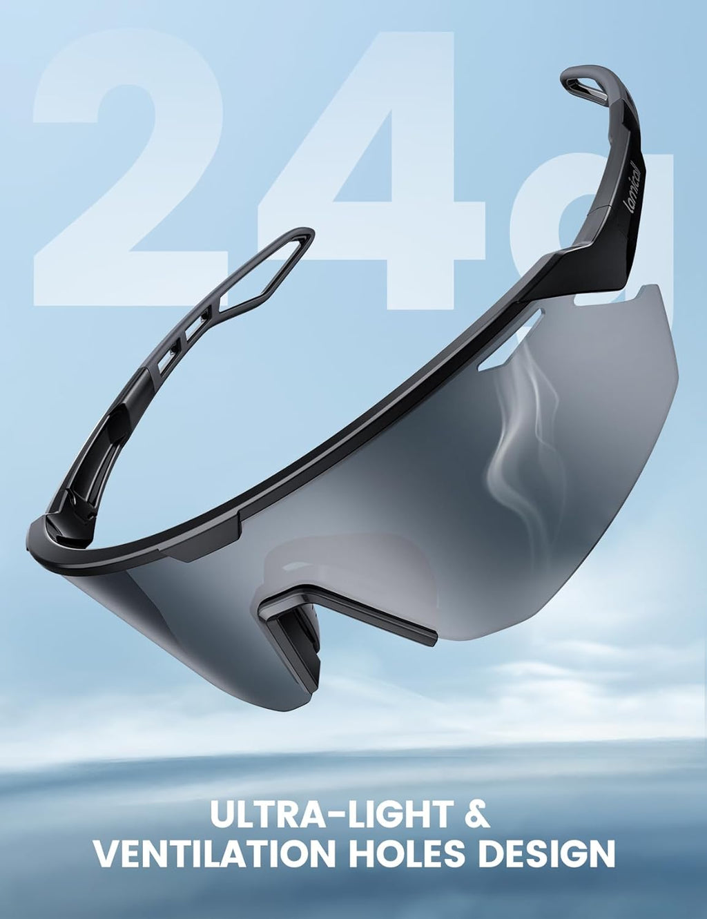 Lamicall Polarized Sports Sunglasses with UV400 Protection for Outdoor Activities