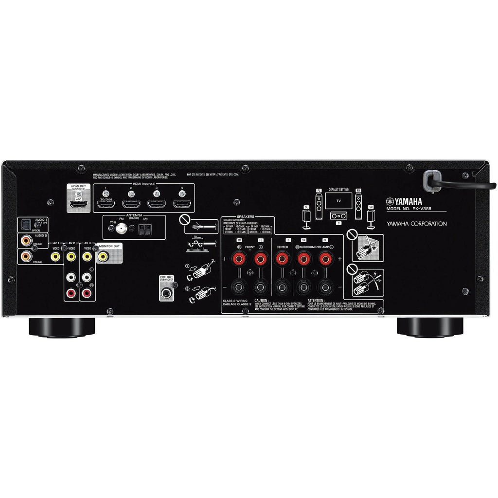 Yamaha YHT-4950U 5.1 Channel Home Theater System – 400W 4K Ultra HD Bluetooth Surround Sound with Subwoofer