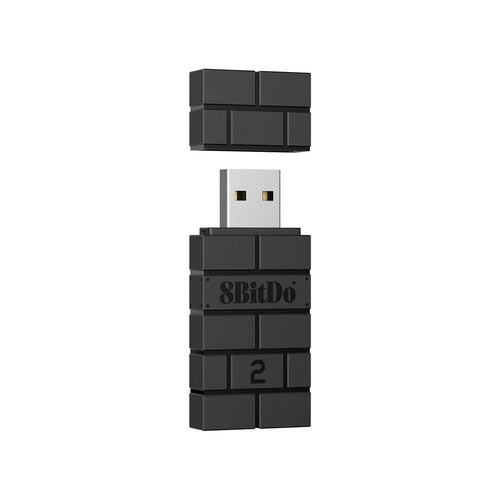 8BitDo Wireless USB Adapter 2 – Multi-Platform Controller Adapter for Switch, PC & More