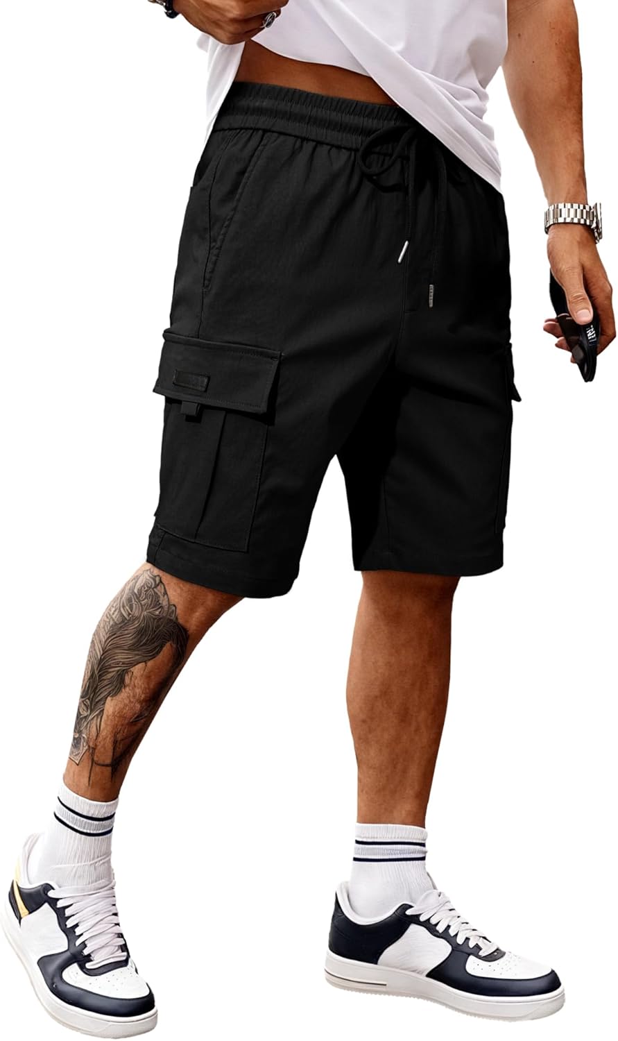 Men’s Stretch Cargo Shorts – Summer Shorts with Multi Pockets