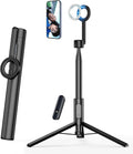 SEAJIC Magnetic Phone Tripod for iPhone – 64” MagSafe Selfie Stick with Remote & Auto Pop-Up Stand