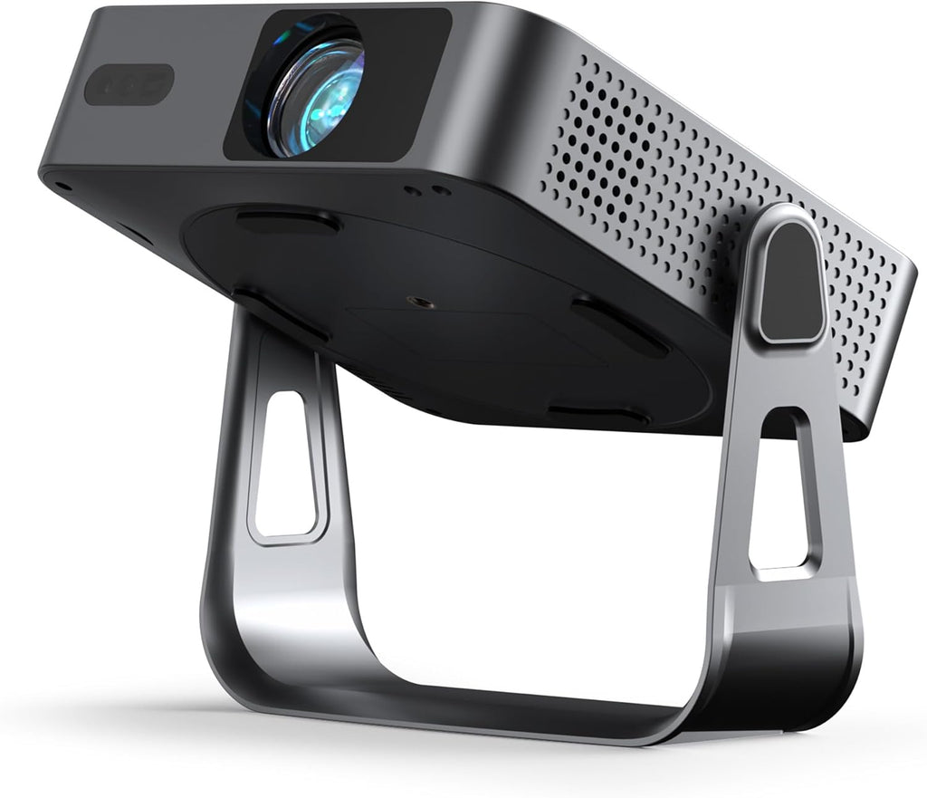 VOPLLS Smart Mini Projector – Native 1080P WiFi Bluetooth Portable 4K Support Home Theater Projector