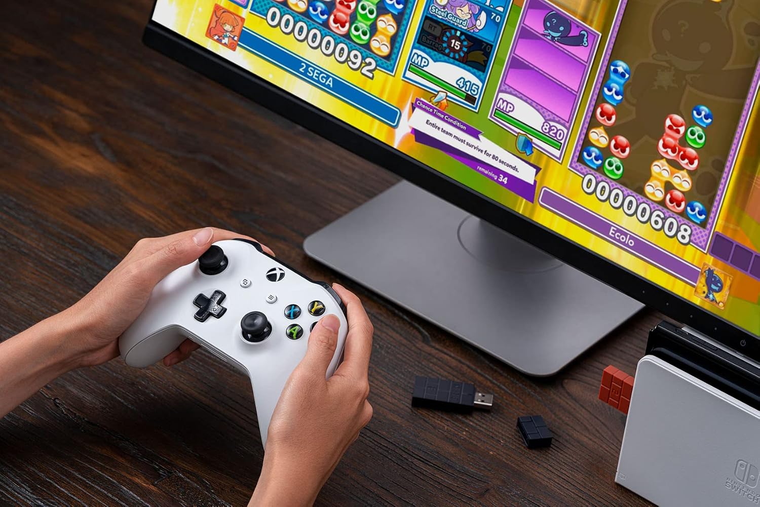 8BitDo Wireless USB Adapter 2 – Multi-Platform Controller Adapter for Switch, PC & More