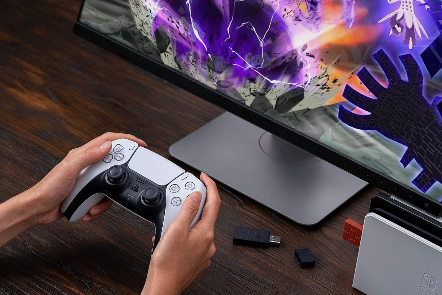 8BitDo Wireless USB Adapter 2 – Multi-Platform Controller Adapter for Switch, PC & More