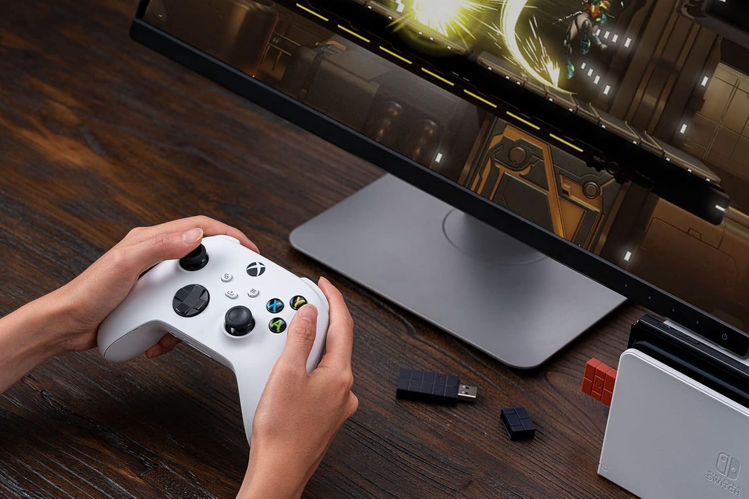 8BitDo Wireless USB Adapter 2 – Multi-Platform Controller Adapter for Switch, PC & More