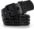 Studded Punk Belt – Metal Rivet Scene Style Belt for Jeans