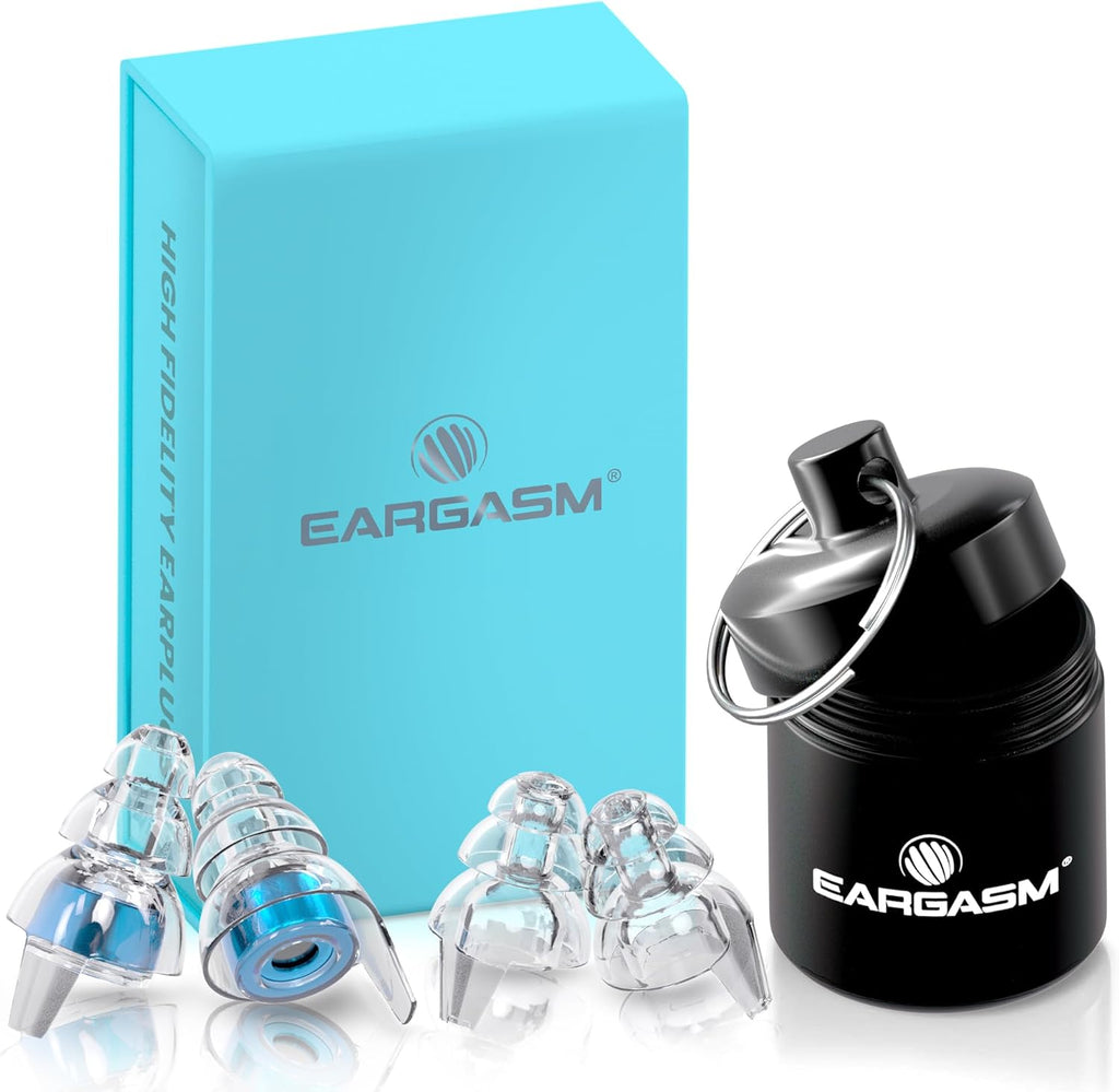 High Fidelity Reusable Earplugs – Noise Reduction for Concerts, Festivals & Everyday Protection