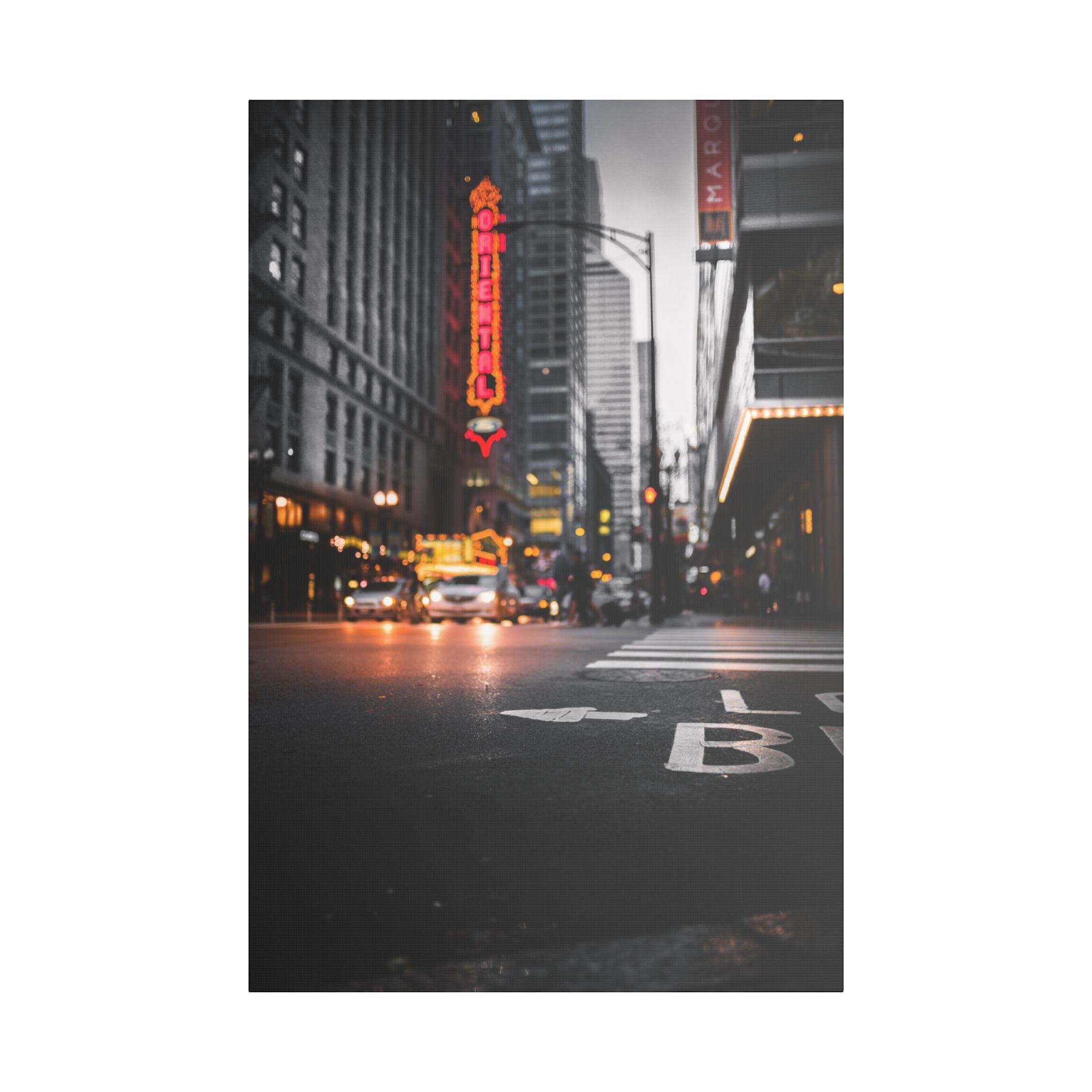 Rain-Soaked Neon