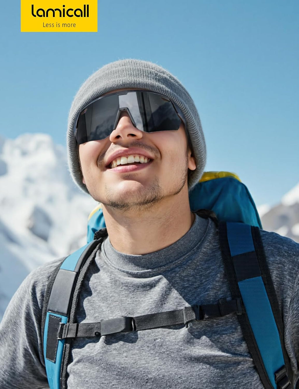 Lamicall Polarized Sports Sunglasses with UV400 Protection for Outdoor Activities