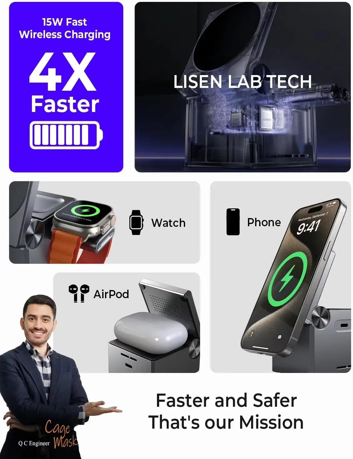 Compact Foldable Bluetooth Keyboard – Portable Wireless Keyboard for iOS, Android, Windows & Mac