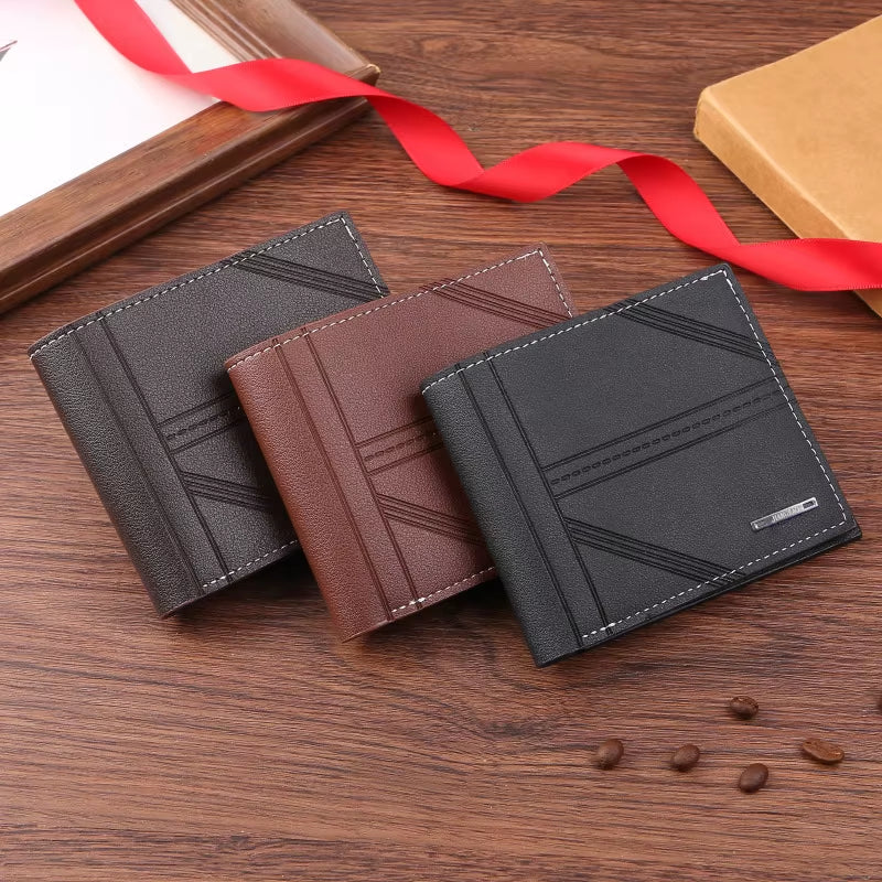 Soft Leather Wallet – Slim Horizontal Bifold Credit Card & ID Holder