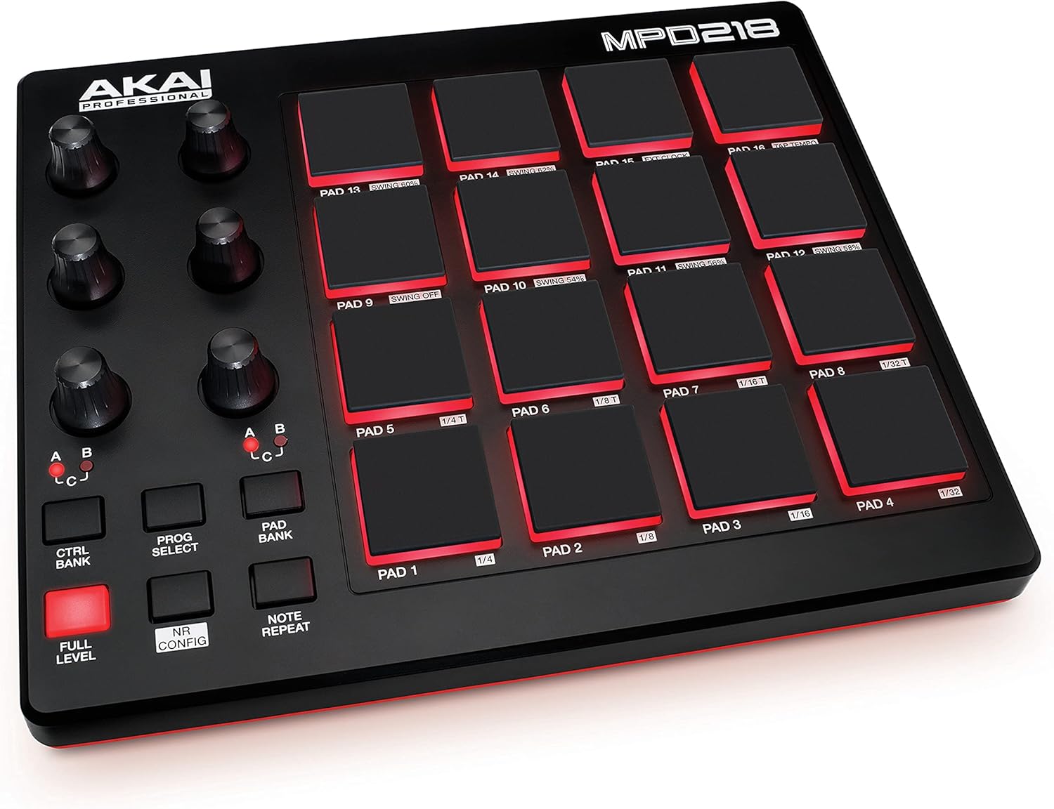 Akai Professional MPD218 MIDI Pad Controller – 16 MPC Pads USB Beat Maker