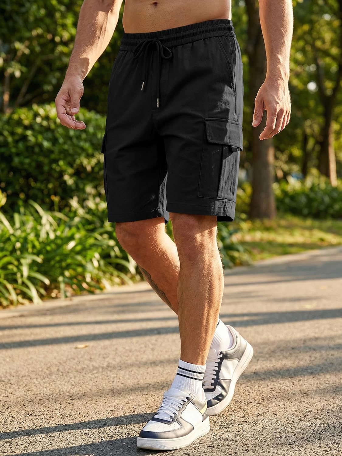 Men’s Stretch Cargo Shorts – Summer Shorts with Multi Pockets