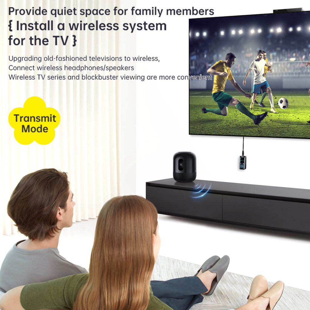 4-In-1 Bluetooth Audio Adapter – Wireless Receiver & Transmitter MP3 Player with 3.5mm AUX