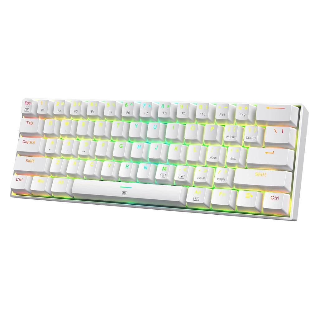 K630 Dragonborn 60% Wired RGB Gaming Keyboard, 61 Keys Compact Mechanical Keyboard with Linear Red Switch, Pro Driver Support