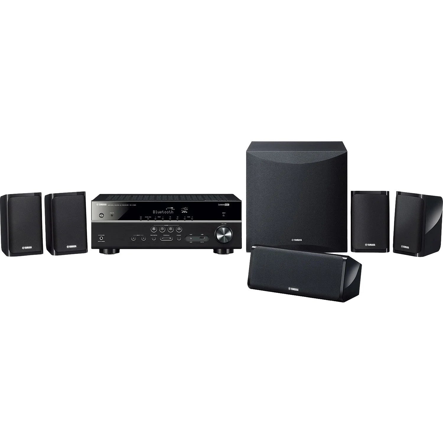 Yamaha YHT-4950U 5.1 Channel Home Theater System – 400W 4K Ultra HD Bluetooth Surround Sound with Subwoofer