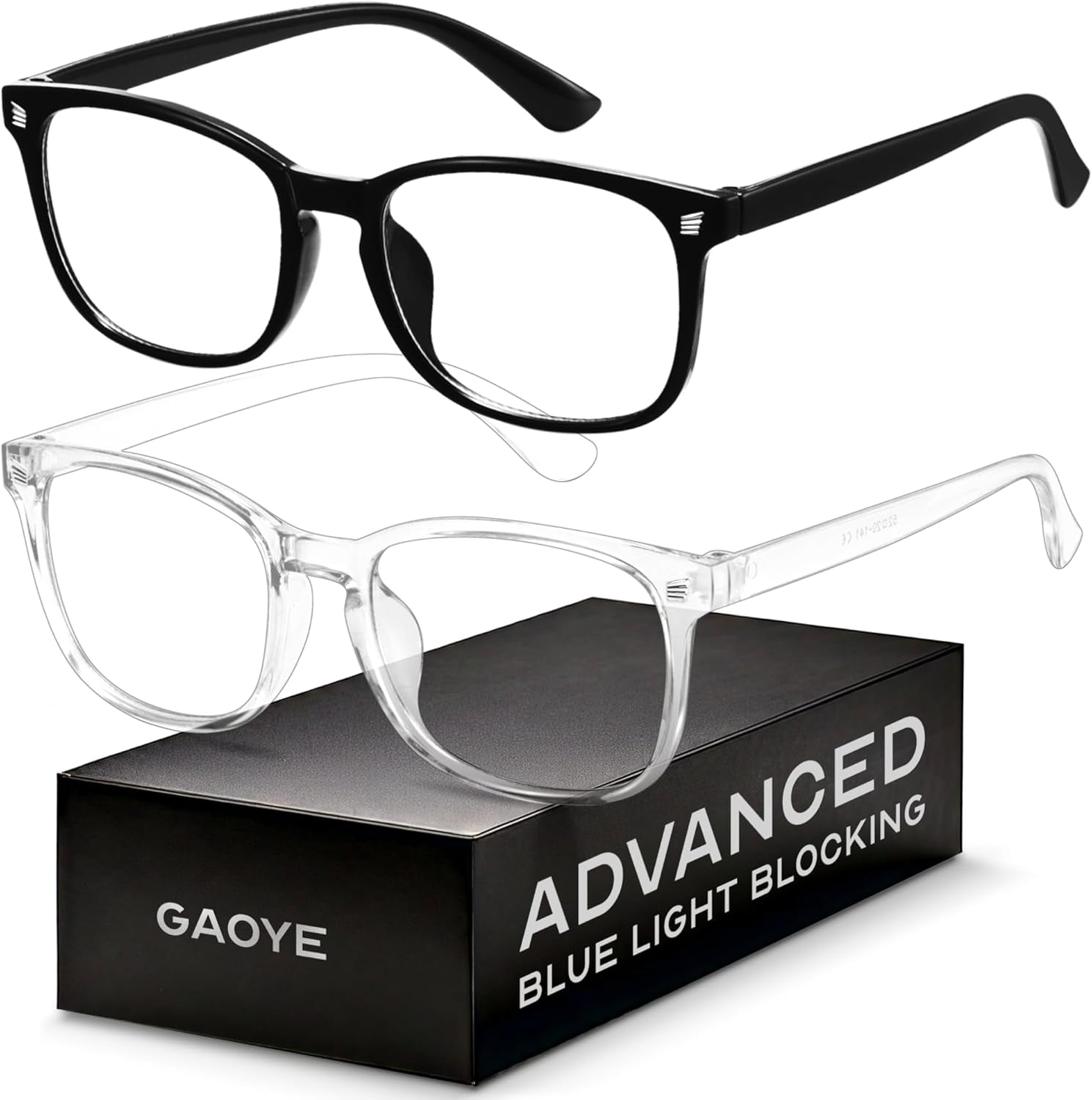 Gaoye Blue Light Blocking Glasses for Men – Square Anti-UV Computer Eyewear