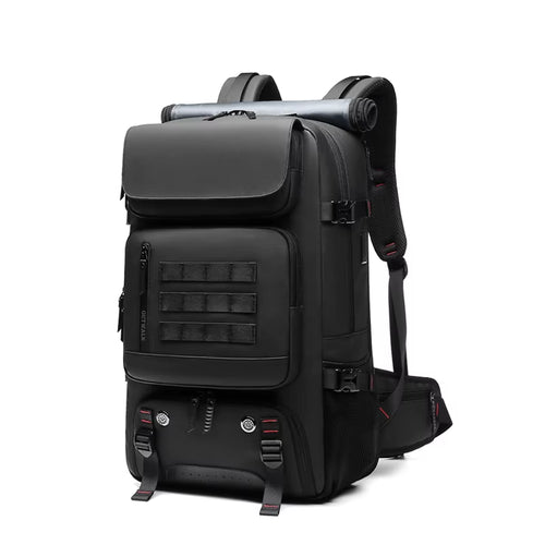 50L Waterproof Travel Laptop Backpack – Anti-Theft Business & Hiking Backpack with USB Charging