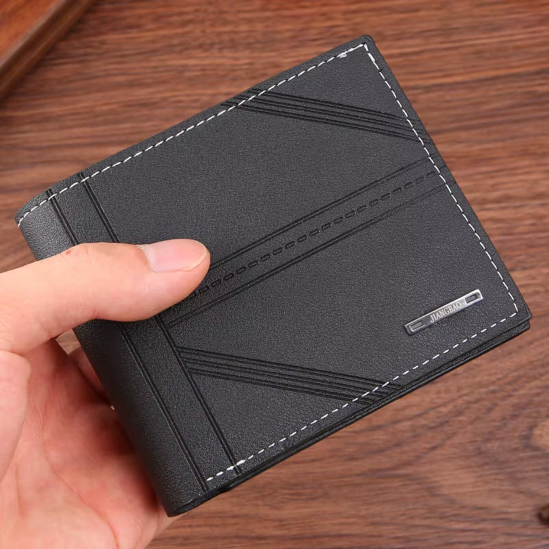 Soft Leather Wallet – Slim Horizontal Bifold Credit Card & ID Holder