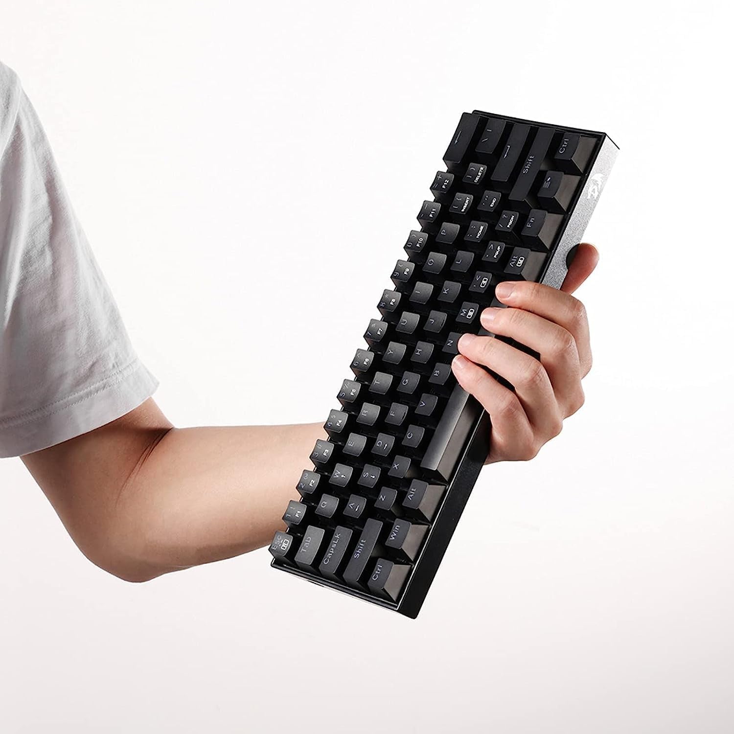 Redragon K630 Dragonborn 60% RGB Mechanical Gaming Keyboard – Compact 61-Key Wired Board with Tactile Brown Switches