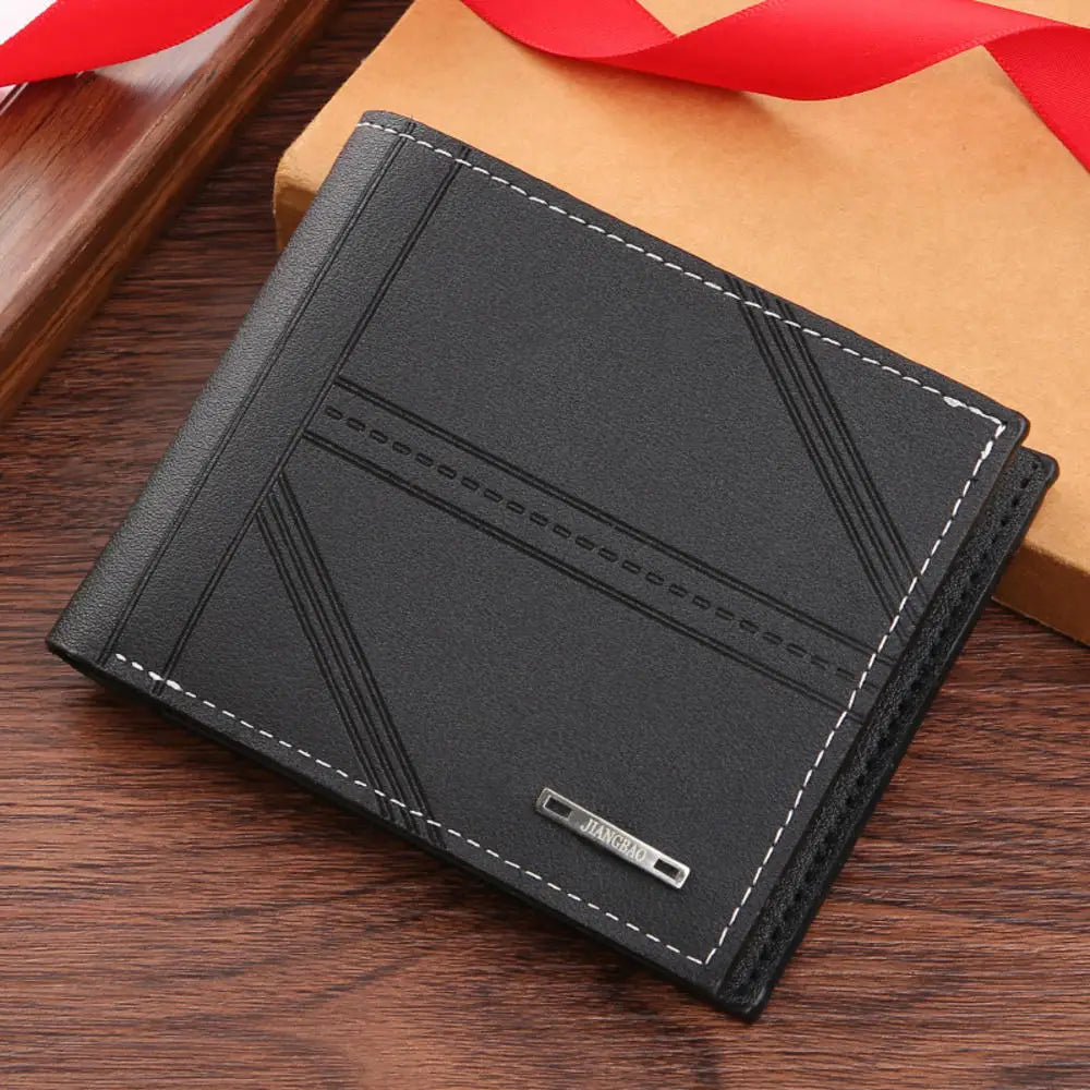 Soft Leather Wallet – Slim Horizontal Bifold Credit Card & ID Holder