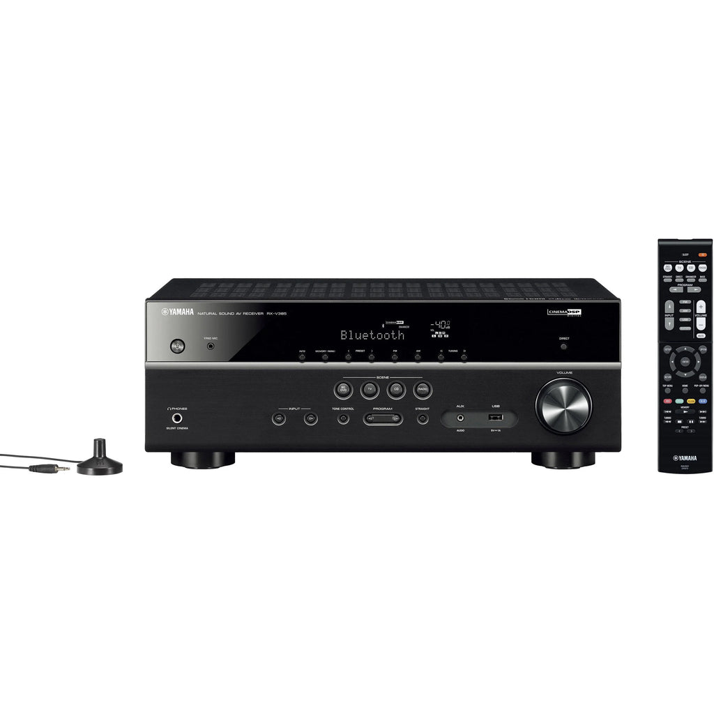 Yamaha YHT-4950U 5.1 Channel Home Theater System – 400W 4K Ultra HD Bluetooth Surround Sound with Subwoofer
