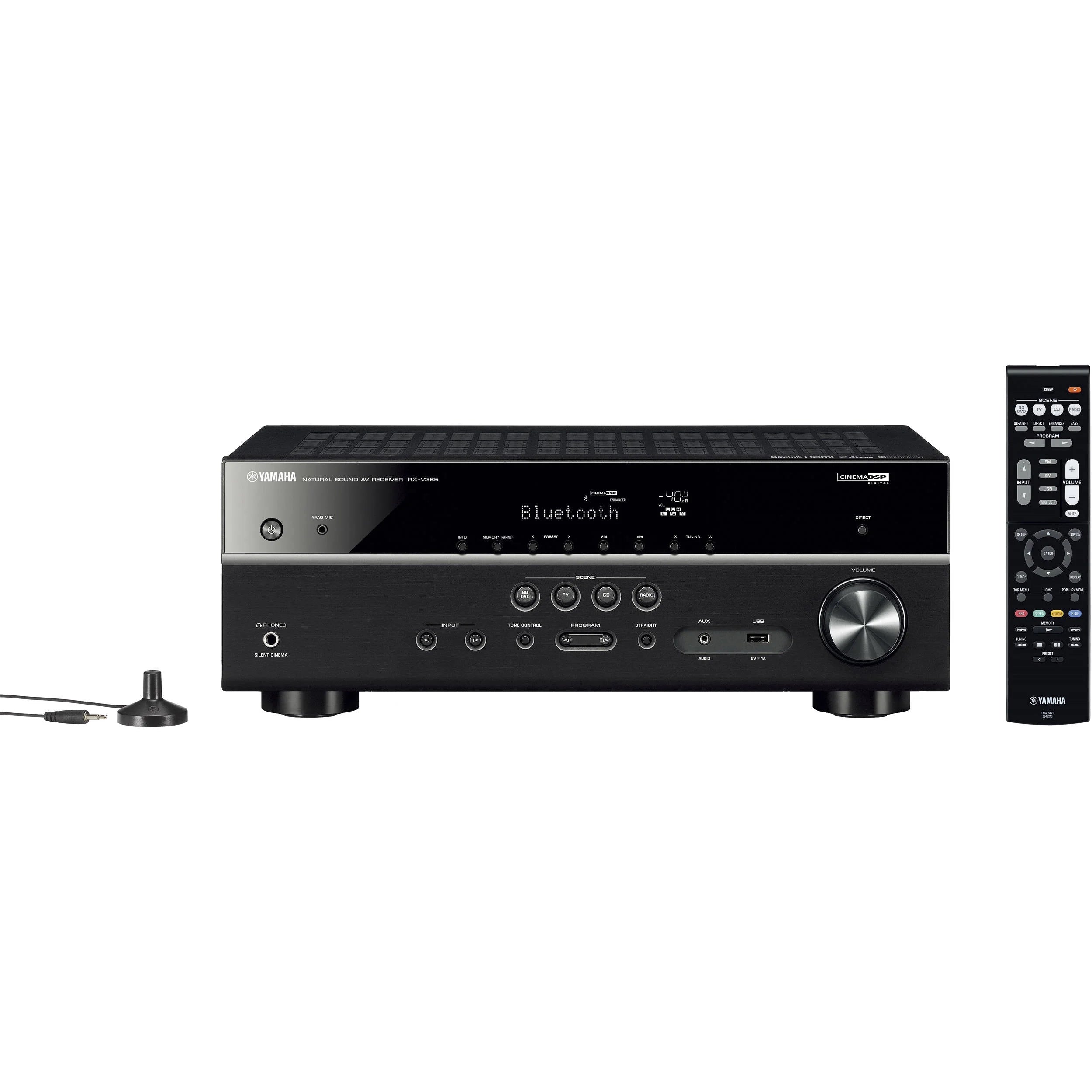Yamaha YHT-4950U 5.1 Channel Home Theater System – 400W 4K Ultra HD Bluetooth Surround Sound with Subwoofer